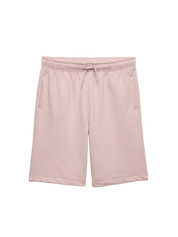 Marks & Spencer Magas pamuttartalmú rugalmas derékrészű rövidnadrág (6–16 év) Marks & Spencer rózsaszín