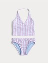 Marks & Spencer Marks & Spencer 2 részes csíkos tankini (6–16 év) rózsaszín