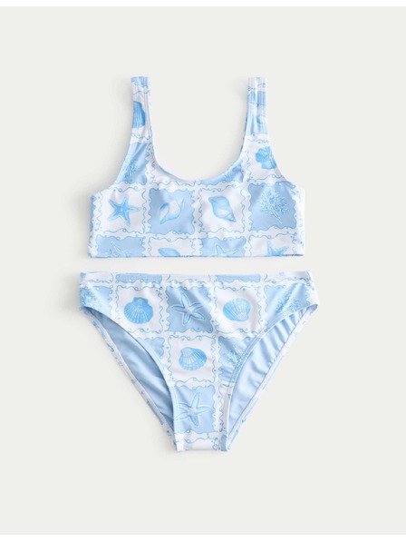 Marks & Spencer Marks & Spencer 2 részes bikini kagylónyomattal (6–16 év) kék