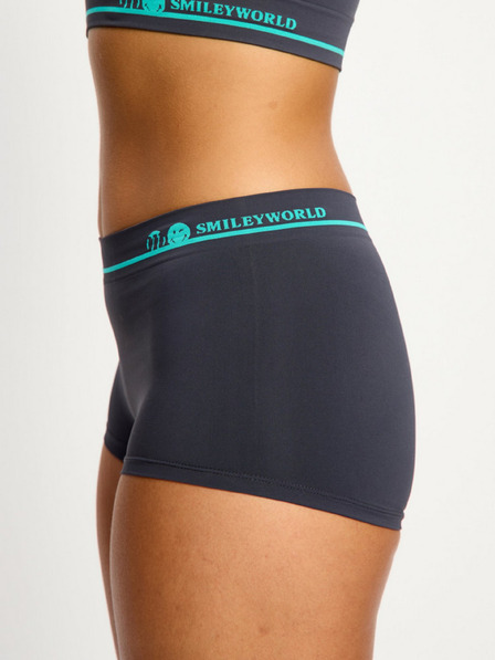 Modibodi Modibodi Smileyworld Seamless Boyshort Moisture Wicking Steel női alsónadrág