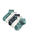 Marks & Spencer Trainer Liners™ Gaming edzőzokni, 5 pár csomag (6 kicsi – 7 nagy) Marks & Spencer zöld