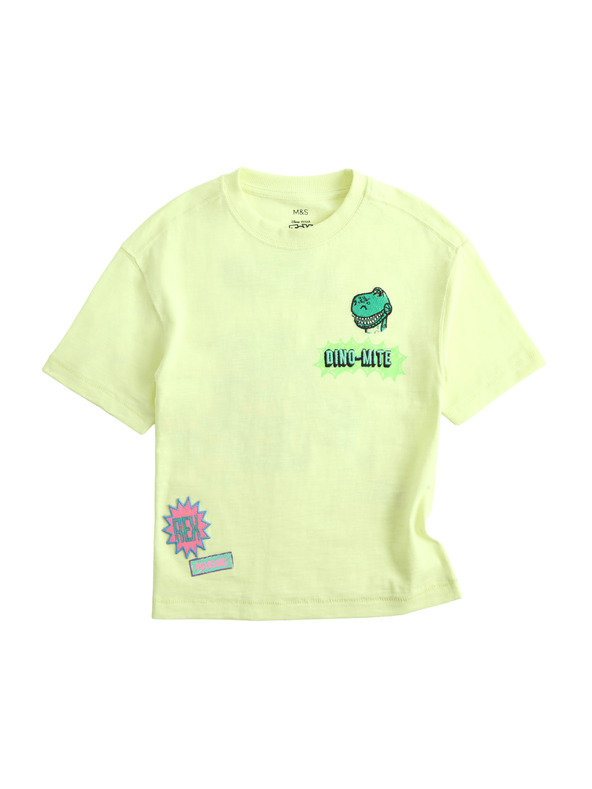 Marks & Spencer Dinoszaurusz Toy Story™ póló tiszta pamutból (2–8 év) Marks & Spencer sárga