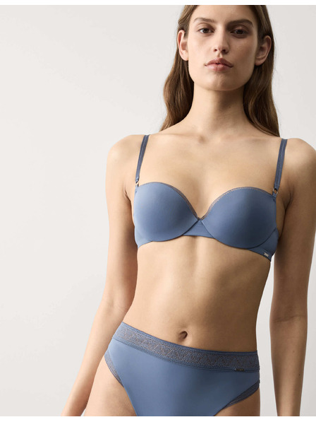 Marks & Spencer Boston push-up balkonmelltartó mikroszálból acélmerevítővel Marks & Spencer kék