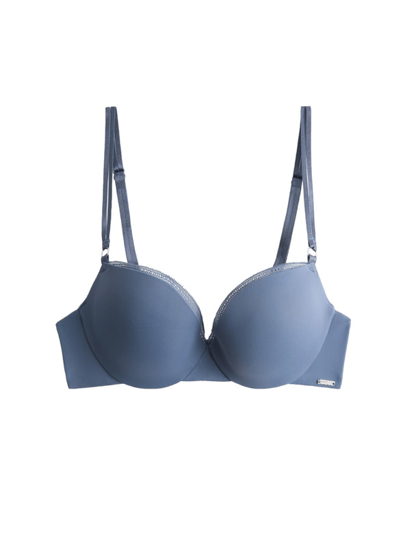 Marks & Spencer Boston push-up balkonmelltartó mikroszálból acélmerevítővel Marks & Spencer kék