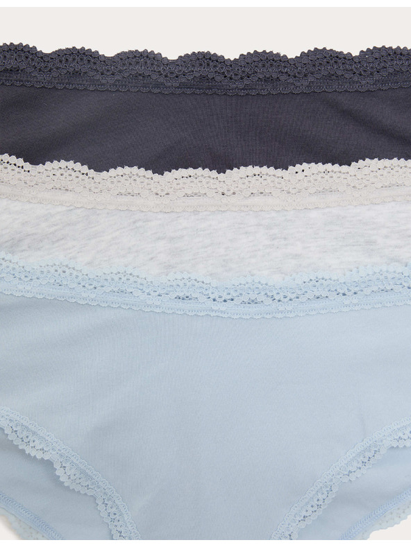 Marks & Spencer 3 darabos alsónemű Cotton Rich Hipster Marks & Spencer szürke