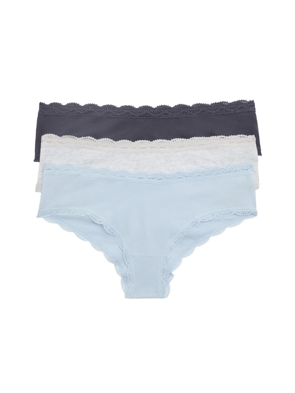 Marks & Spencer 3 darabos alsónemű Cotton Rich Hipster Marks & Spencer szürke