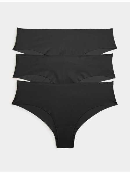 Marks & Spencer 3 darabos alsónemű szett alacsony derekú Body Invisibles™ VPL nélkül Marks & Spencer fekete