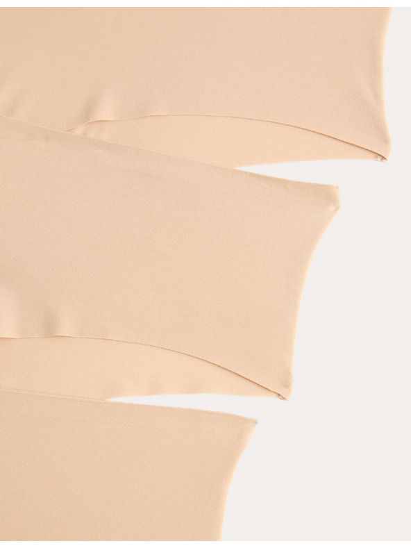 Marks & Spencer 3 darabos alsónemű szett alacsony derekú Body Invisibles™ VPL nélkül Marks & Spencer bézs