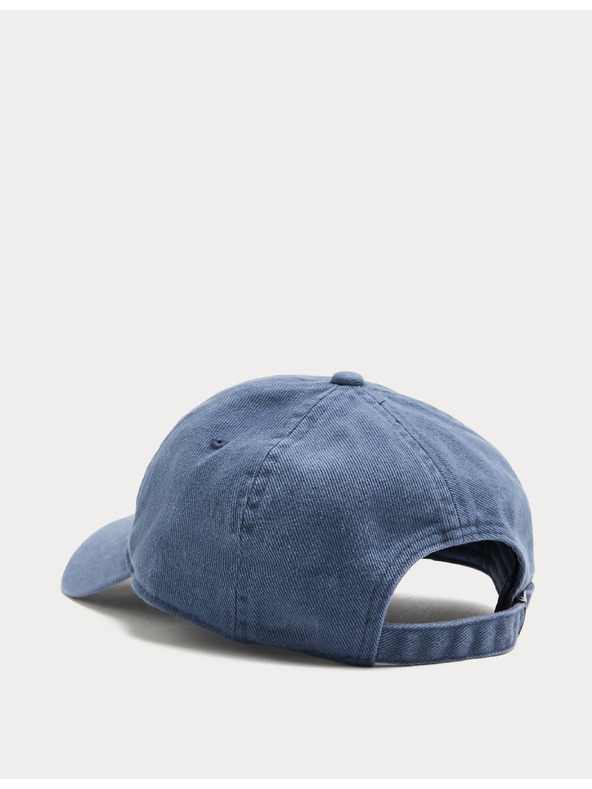 Marks & Spencer Mosott baseball sapka tiszta pamutból Marks & Spencer kék