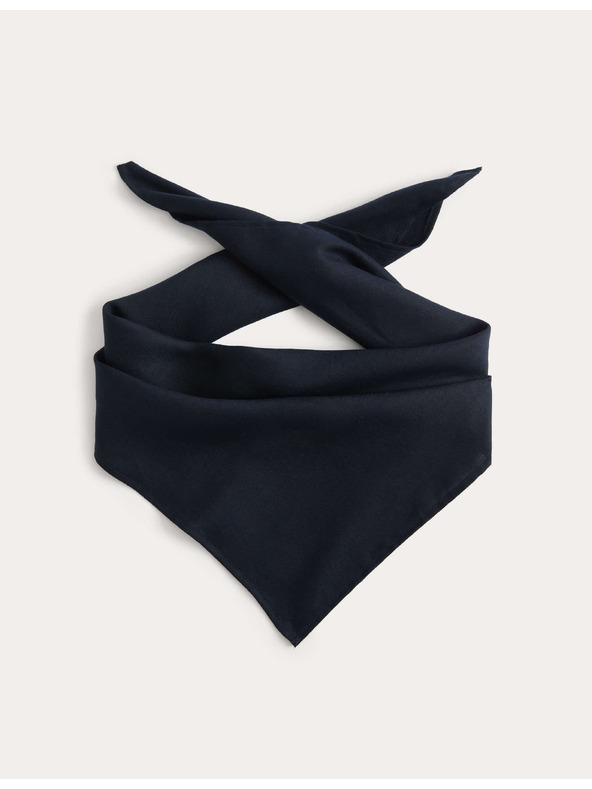Marks & Spencer Bandana sál halcsontmintával len-keverékből Marks & Spencer tengerészkék