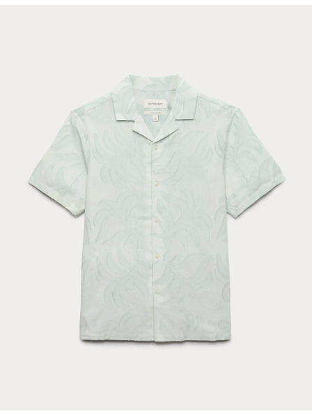 Marks & Spencer Jacquard ing magas pamutarányú rövid ujjal Marks & Spencer zöld