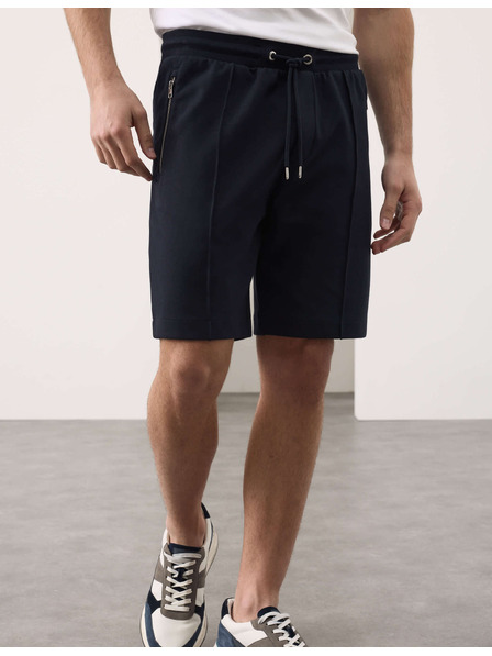 Marks & Spencer Shorts közönséges szabásban rugalmas derékkal Marks & Spencer tengeri kék