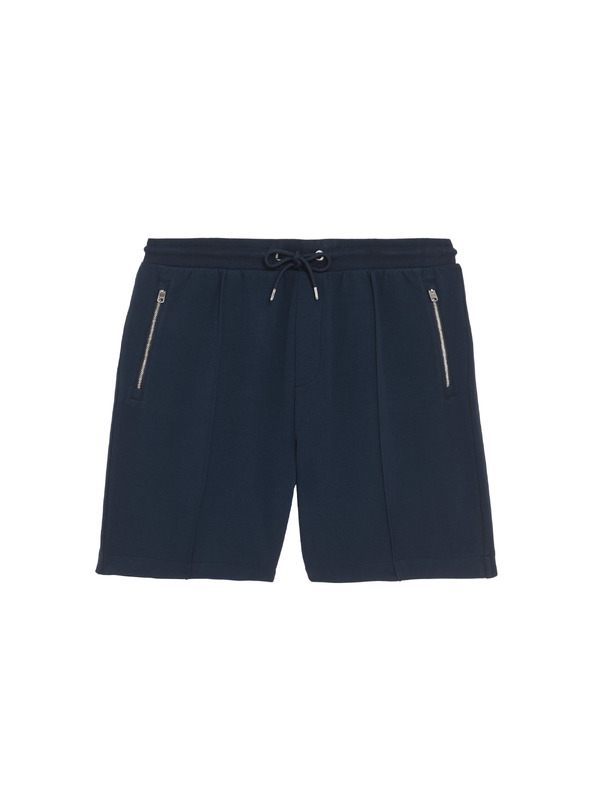 Marks & Spencer Shorts közönséges szabásban rugalmas derékkal Marks & Spencer tengeri kék