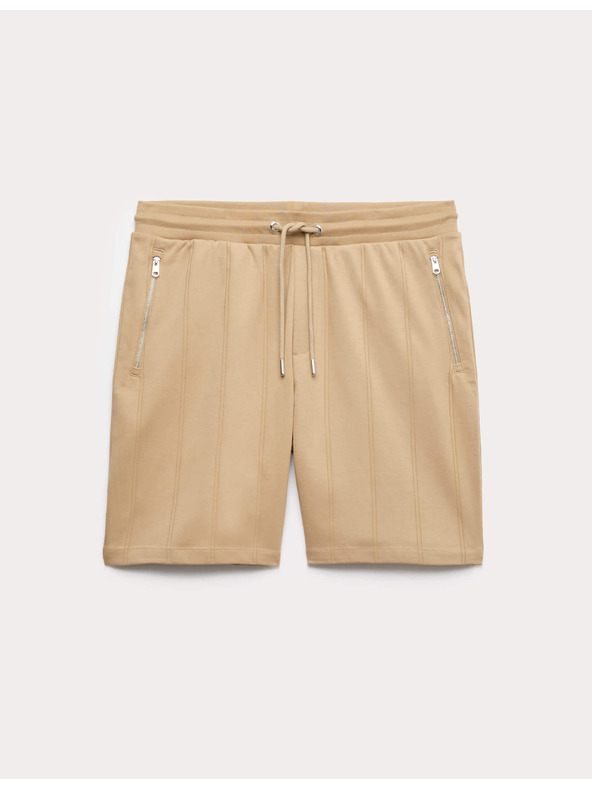 Marks & Spencer Shorts normál szabásban, magas pamuttartalmú és textúrával Marks & Spencer bézs