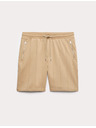 Marks & Spencer Shorts normál szabásban, magas pamuttartalmú és textúrával Marks & Spencer bézs