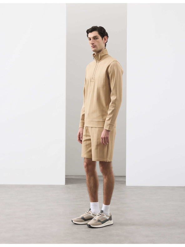 Marks & Spencer Shorts normál szabásban, magas pamuttartalmú és textúrával Marks & Spencer bézs