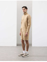 Marks & Spencer Shorts normál szabásban, magas pamuttartalmú és textúrával Marks & Spencer bézs