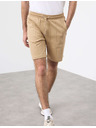 Marks & Spencer Shorts normál szabásban, magas pamuttartalmú és textúrával Marks & Spencer bézs
