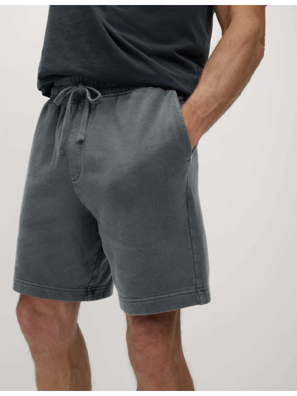 Marks & Spencer Shorts tiszta pamutból rugalmas derékkal Marks & Spencer szürke