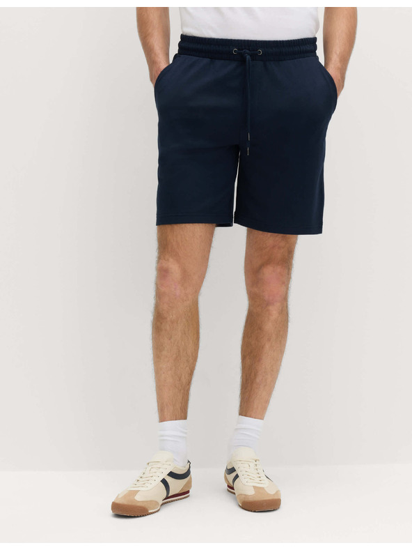 Marks & Spencer Shorts rugalmas derékkal, magas pamuttartalmú Marks & Spencer tengeri kék