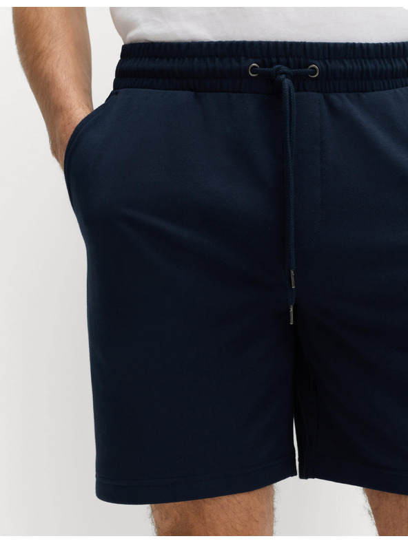 Marks & Spencer Shorts rugalmas derékkal, magas pamuttartalmú Marks & Spencer tengeri kék