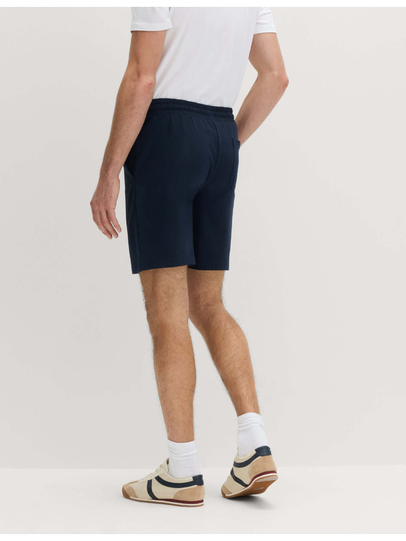 Marks & Spencer Shorts rugalmas derékkal, magas pamuttartalmú Marks & Spencer tengeri kék