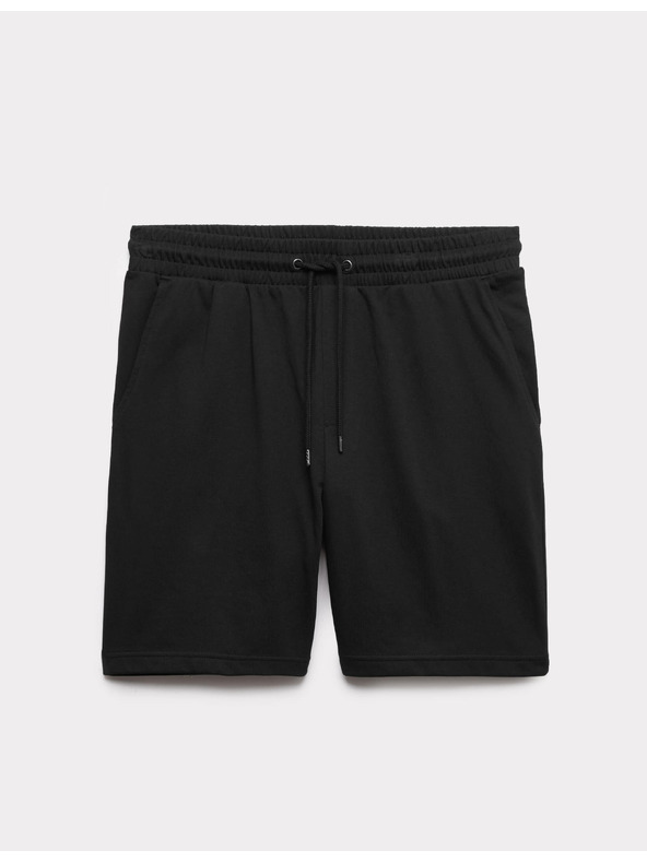 Marks & Spencer Shorts rugalmas derékkal, magas pamuttartalmú Marks & Spencer fekete