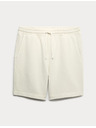 Marks & Spencer Shorts tiszta pamutból rugalmas derékkal Marks & Spencer krém