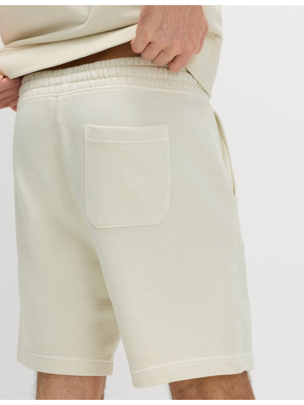 Marks & Spencer Shorts tiszta pamutból rugalmas derékkal Marks & Spencer krém
