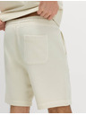 Marks & Spencer Shorts tiszta pamutból rugalmas derékkal Marks & Spencer krém