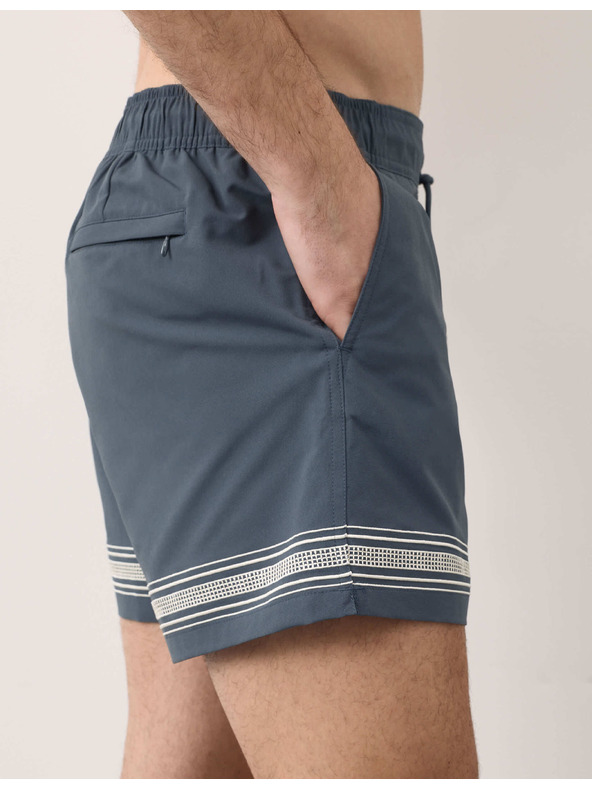Marks & Spencer Úszóshorts szegélyhímzéssel Marks & Spencer kék