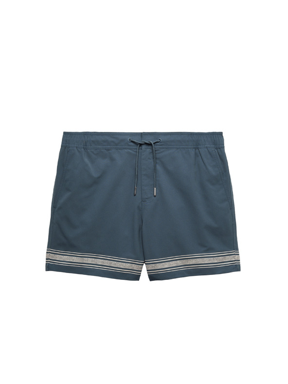 Marks & Spencer Úszóshorts szegélyhímzéssel Marks & Spencer kék