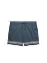 Marks & Spencer Úszóshorts szegélyhímzéssel Marks & Spencer kék