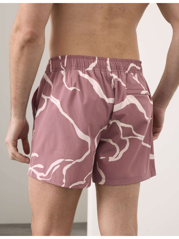 Marks & Spencer Gyorsan száradó virágos fürdőshorts Marks & Spencer rózsaszín