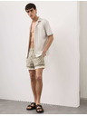Marks & Spencer Gyorsan száradó fürdőshorts geometrikus mintával Marks & Spencer zöld