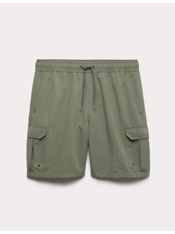 Marks & Spencer Gyorsan száradó hosszú fürdőshorts zsebekkel Marks & Spencer zöld