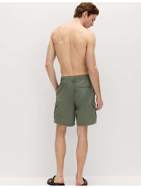 Marks & Spencer Gyorsan száradó hosszú fürdőshorts zsebekkel Marks & Spencer zöld