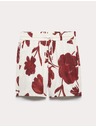 Marks & Spencer Textúrált gyorsan száradó fürdőshorts virágmotívummal Marks & Spencer piros