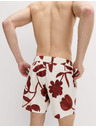 Marks & Spencer Textúrált gyorsan száradó fürdőshorts virágmotívummal Marks & Spencer piros