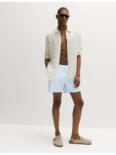 Marks & Spencer Úszóshorts froncított anyagból Marks & Spencer kék