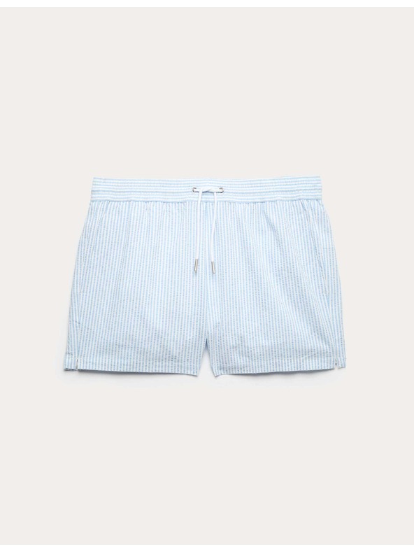 Marks & Spencer Úszóshorts froncított anyagból Marks & Spencer kék