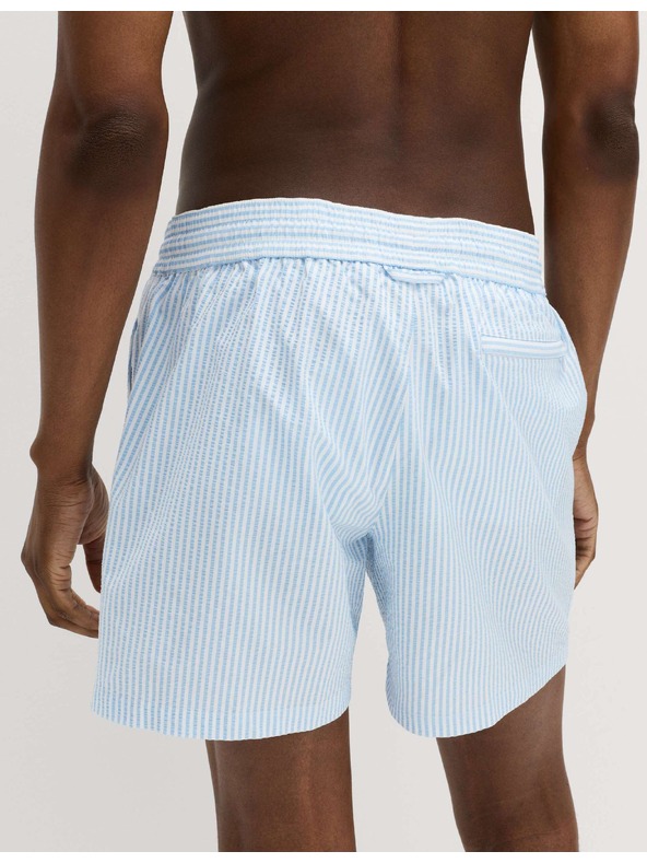 Marks & Spencer Úszóshorts froncított anyagból Marks & Spencer kék