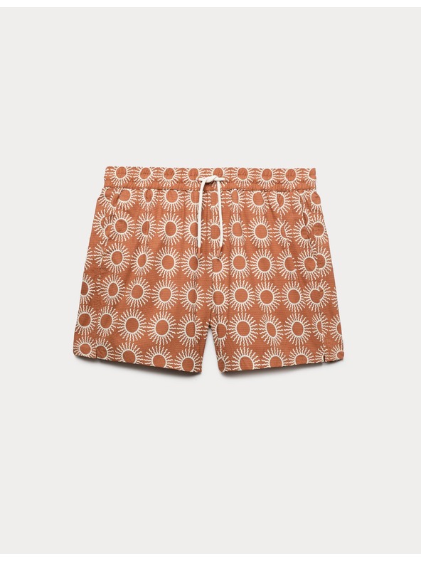 Marks & Spencer Gyorsan száradó fürdőshorts textúrával Marks & Spencer narancssárga