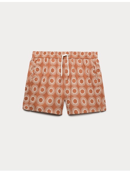 Marks & Spencer Gyorsan száradó fürdőshorts textúrával Marks & Spencer narancssárga