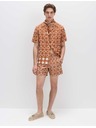 Marks & Spencer Gyorsan száradó fürdőshorts textúrával Marks & Spencer narancssárga