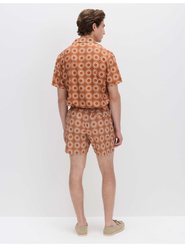 Marks & Spencer Gyorsan száradó fürdőshorts textúrával Marks & Spencer narancssárga