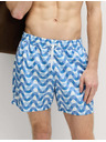 Marks & Spencer Gyors száradású nyomott fürdőnadrág Marks & Spencer kék