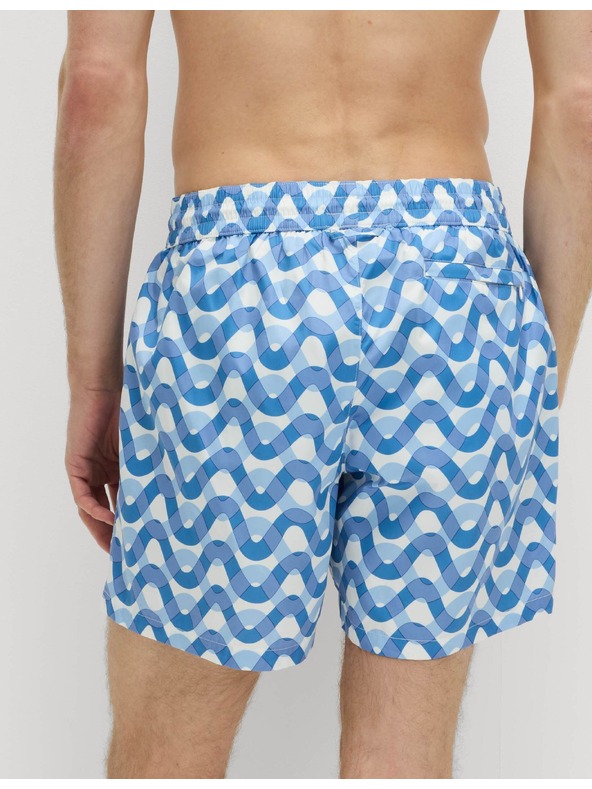Marks & Spencer Gyors száradású nyomott fürdőnadrág Marks & Spencer kék