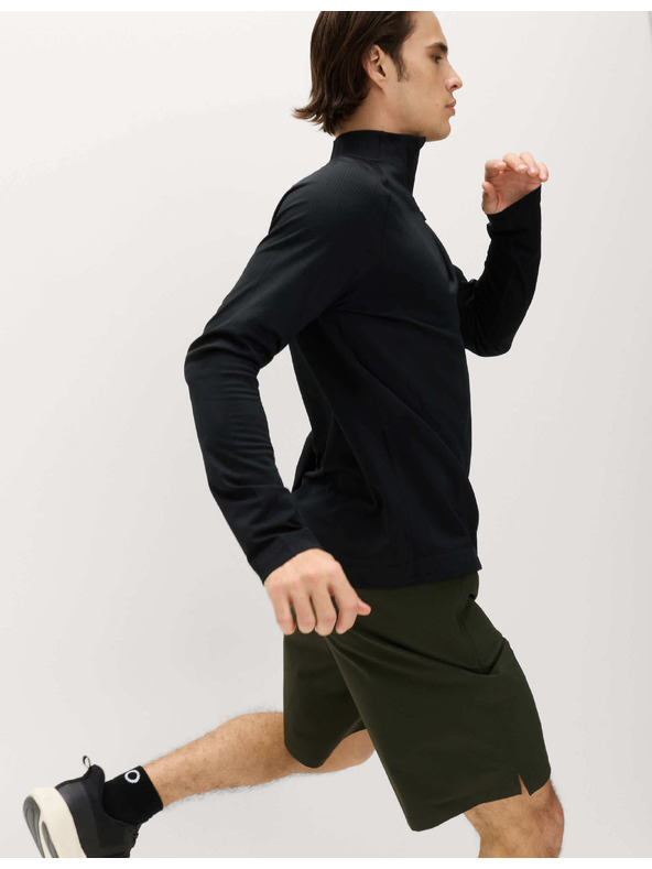 Marks & Spencer Varrás nélküli sportfelső félig cipzárral Marks & Spencer fekete