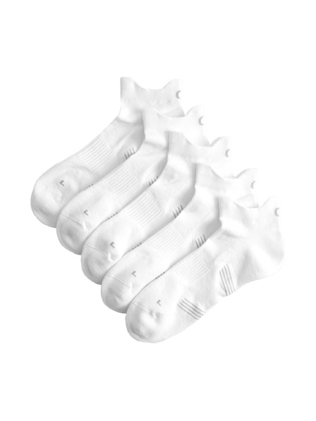 Marks & Spencer Felfüggesztett rövid Trainer Liners™ zokni Cool & Fresh™ technológiával, 5 pár csomagolásban Marks & Spencer fehér